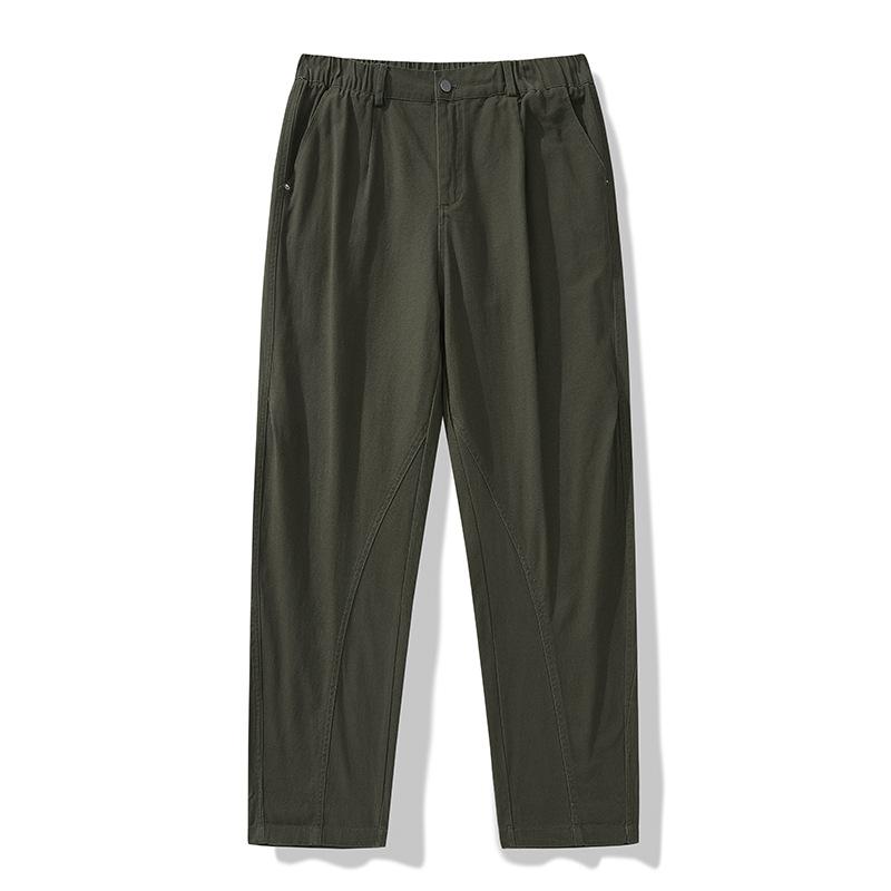 

Мужские весенне-осенние новые широкие хлопковые брюки прямого кроя, мужские брюки, американские спортивные и повседневные брюки, приспущенные рабочие брюки-парашюты 4XL