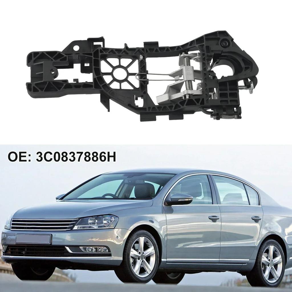 Mecanismo Portador Manija de Puerta Marco Derecho Fácil de Instalar 3C0837886H Plástico ABS+metal Para Passat B6 B7 2006-2015 Nuevo