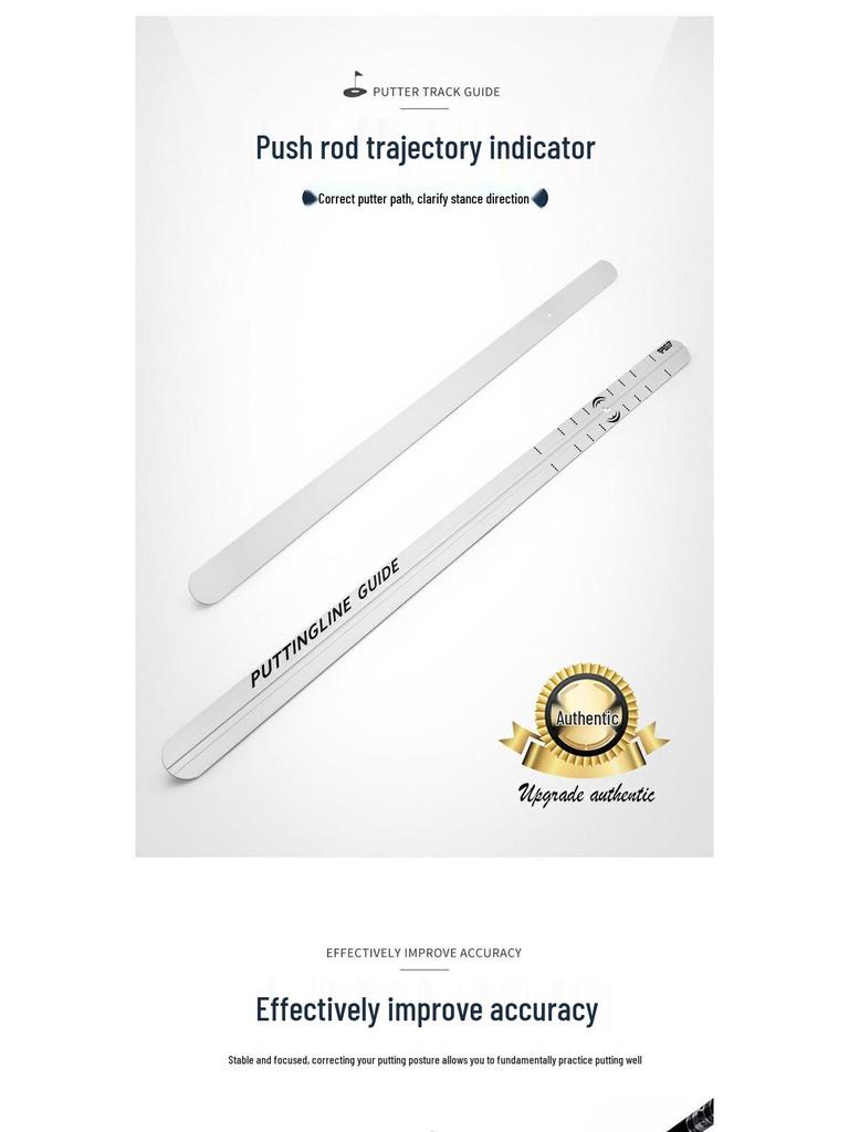 PGM Golf Presisjonsputterguide med Trajektorie- og Toppspinnkontroll