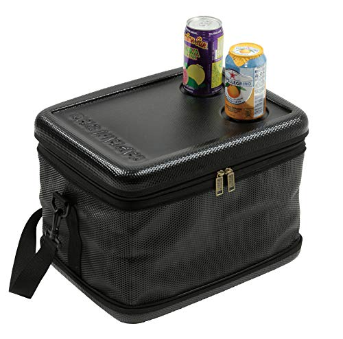 Captain Stag Super Cold Cooler Bag (UE-609), Black, 12L Capacity, Foldable for Storage