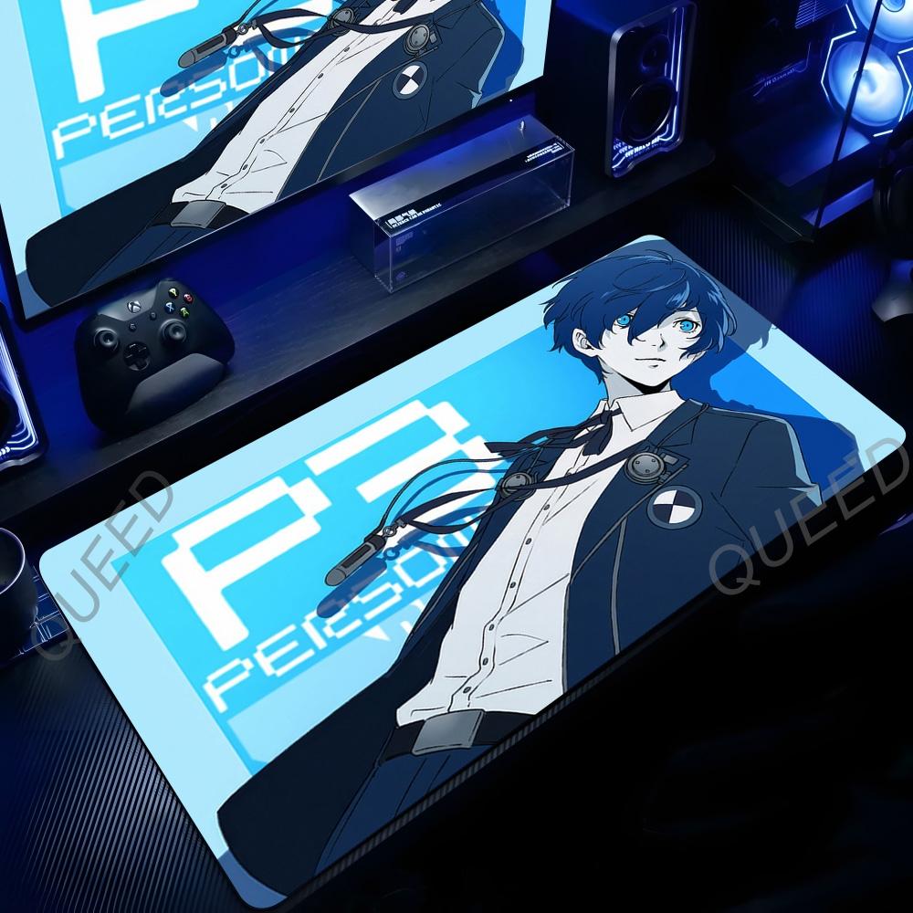 Office Laptop Mousepad Persona Reload Anime Mouse Pad Game Accessories Nonslip Large Table Mat Rubber Carpet XL Gamer Deskpad