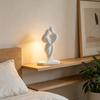 Figurka Pary Drukowana 3D Romantyczna Abstrakcyjna Przytulająca Statua Kochanków Rocznica Ślubu Prezent do Wystroju Salonu Biura Półki