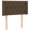 VidaXL Tête de Lit à LED Meuble de Chambre à Coucher Accessoire de Lit Simple Tête de Cadre de Lit Intérieur Marron Foncé 3123549