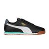 Puma Roma Basic Plus Black White Mint Unisex Sneakers 369571-45