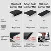 Watchget Espresso Coffee Tamper Mat 8.5 X 5.9 Inch Black Food Grade Silicone Portafilter Corner Pad Waterproof Barista Kitchen Accessory