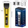 Waterproof Professional Hair Clipper: Quick Charge, Oil Head, Bald Head, Home Hairdressing Trimmer.
