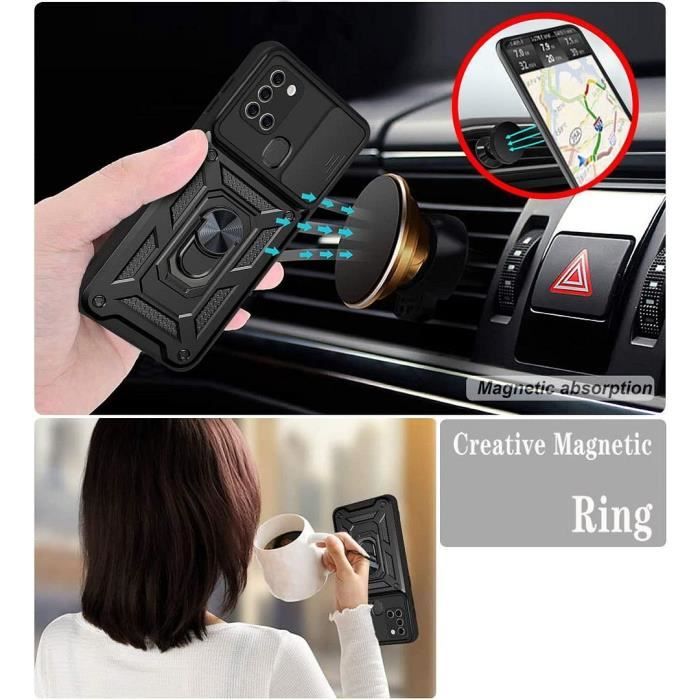 Coque de Protection - PROSHOP - Samsung A21S - Rigide - Mat - Armée
