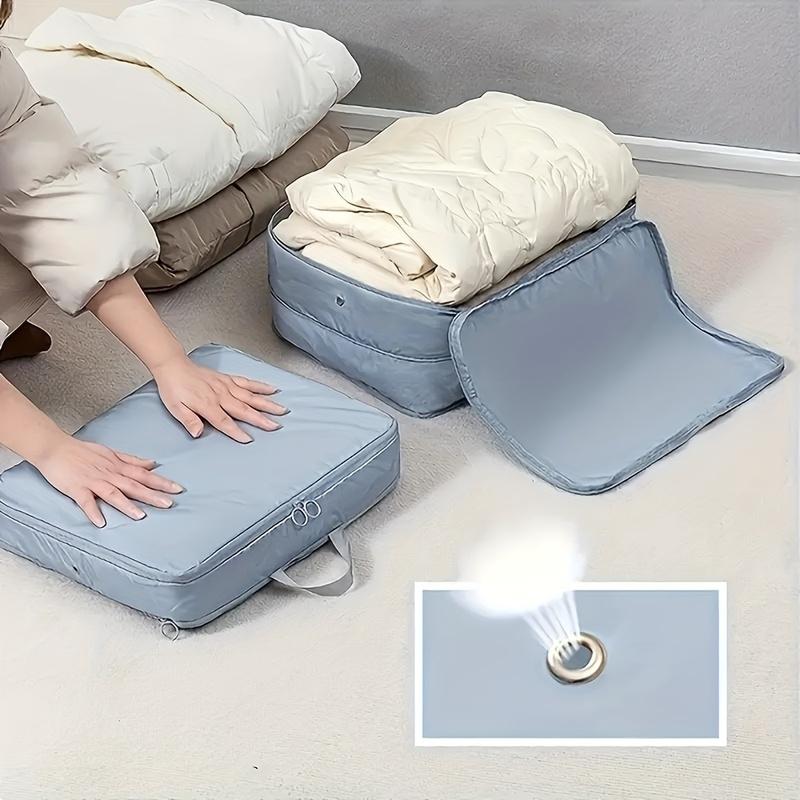 Waterproof Down Jacket Storage Bag, Large Capacity Travel Luggage Organizer for Clothes Packing
