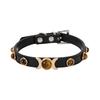 Haustierhalsband mit Zugring Verstellbar Erstickungssicher Bissfest Bruchfest Tigerauge