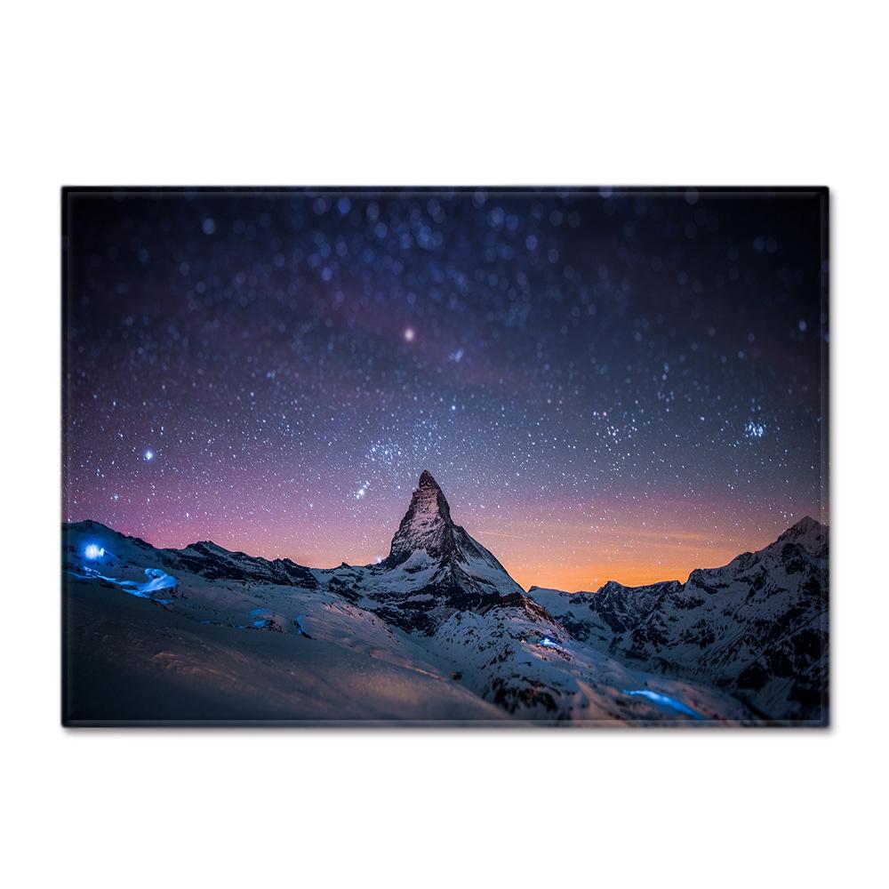 Starry Sky Carpet Feather Wind Bedroom Floor Mat