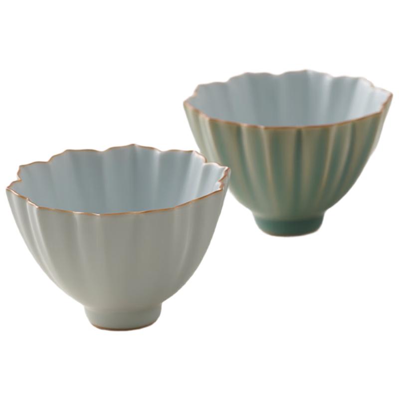 Rushan Moon Rabbit Double Teacup Set