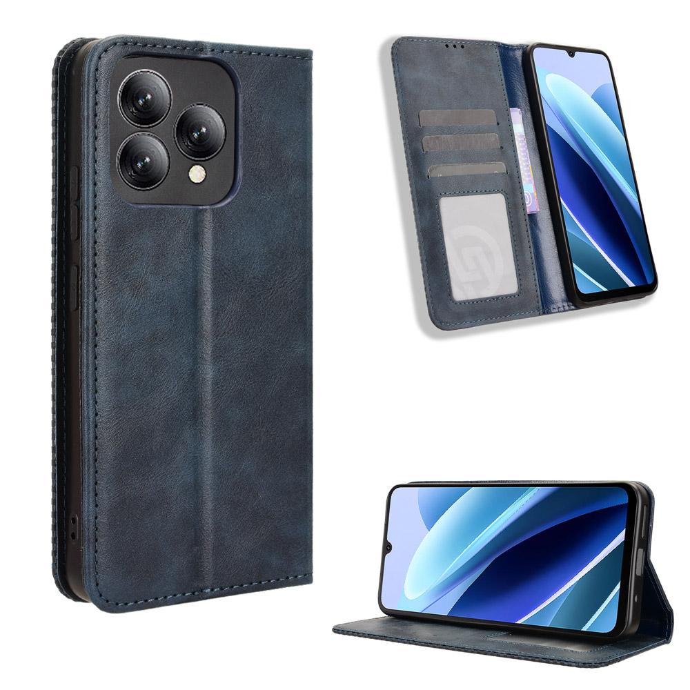 Klapphüllen für Cubot A40 PU-Leder Ganzkörperschutz Stoßfest Langlebig Retro Handyhülle