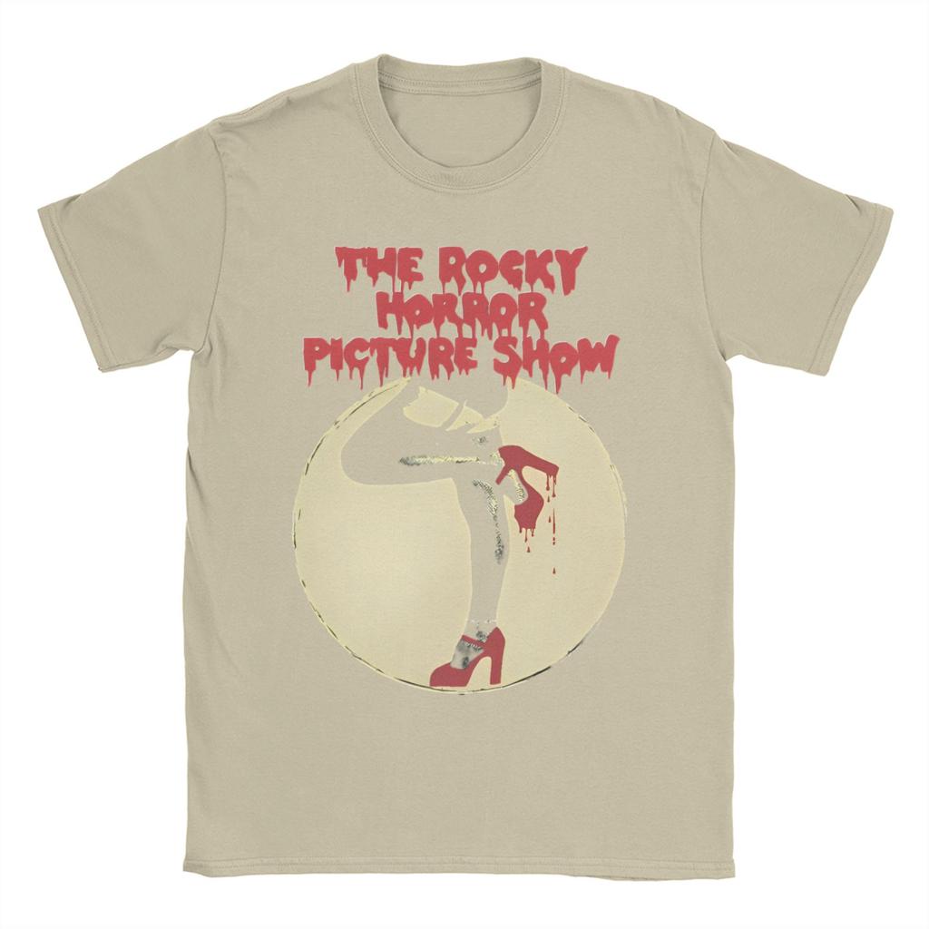 Men T-Shirts The Rocky Horror Show Vintage Pure Cotton Tees Short Sleeve Picture Show T Shirts Crewneck Clothing New Arrival