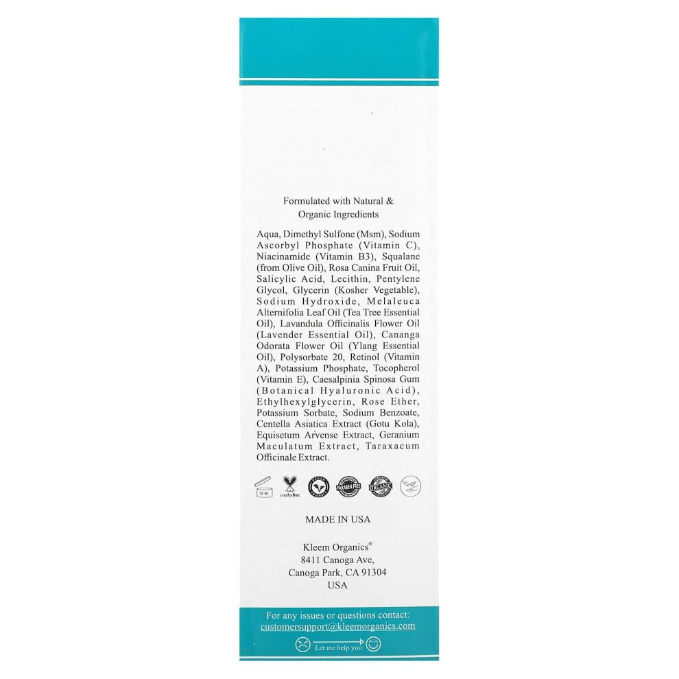 Kleem Organics, Niacinamid Booster, 1 Fl Oz (30 Ml)