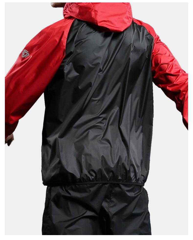 Übergröße Herren Fitness Schweißanzug - Herbst/Winter Laufjacke für Fitnessstudio und Sport