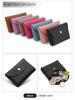 Women's Small Genuine Leather Coin Purse - Top Layer Cowhide Litchi Grain Cover Wallet