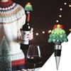 Bouchon de Bouteille de Vin de Noël Bouchon Supérieur de Bouteille de Vin Couvercles de Vin Bouchon de Bouteille de Bière Bouchons de Bouteille de Vin Pour Tous les Types de Bouteilles
