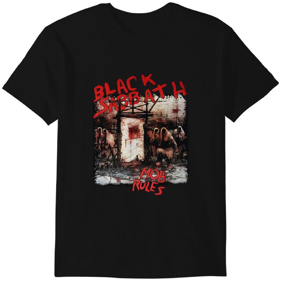 1981- 1982 Black-Sabbath Mob Rules Tour T-shirt Classic T-shirt