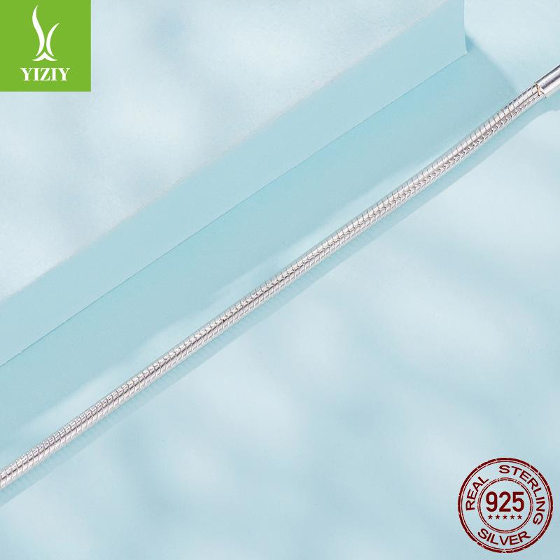 Personalized Snake Bone Chain Basic Bracelet Single Chain Popular S925 Sterling Silver Spirit Snake Bracelet