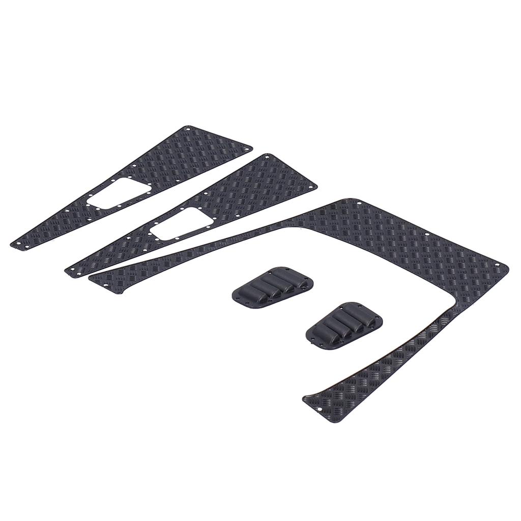 Stainless Steel Air Intake Grille Metal Intake Grille for Traxxas TRX‑4 TRX4 1 10 RC Car