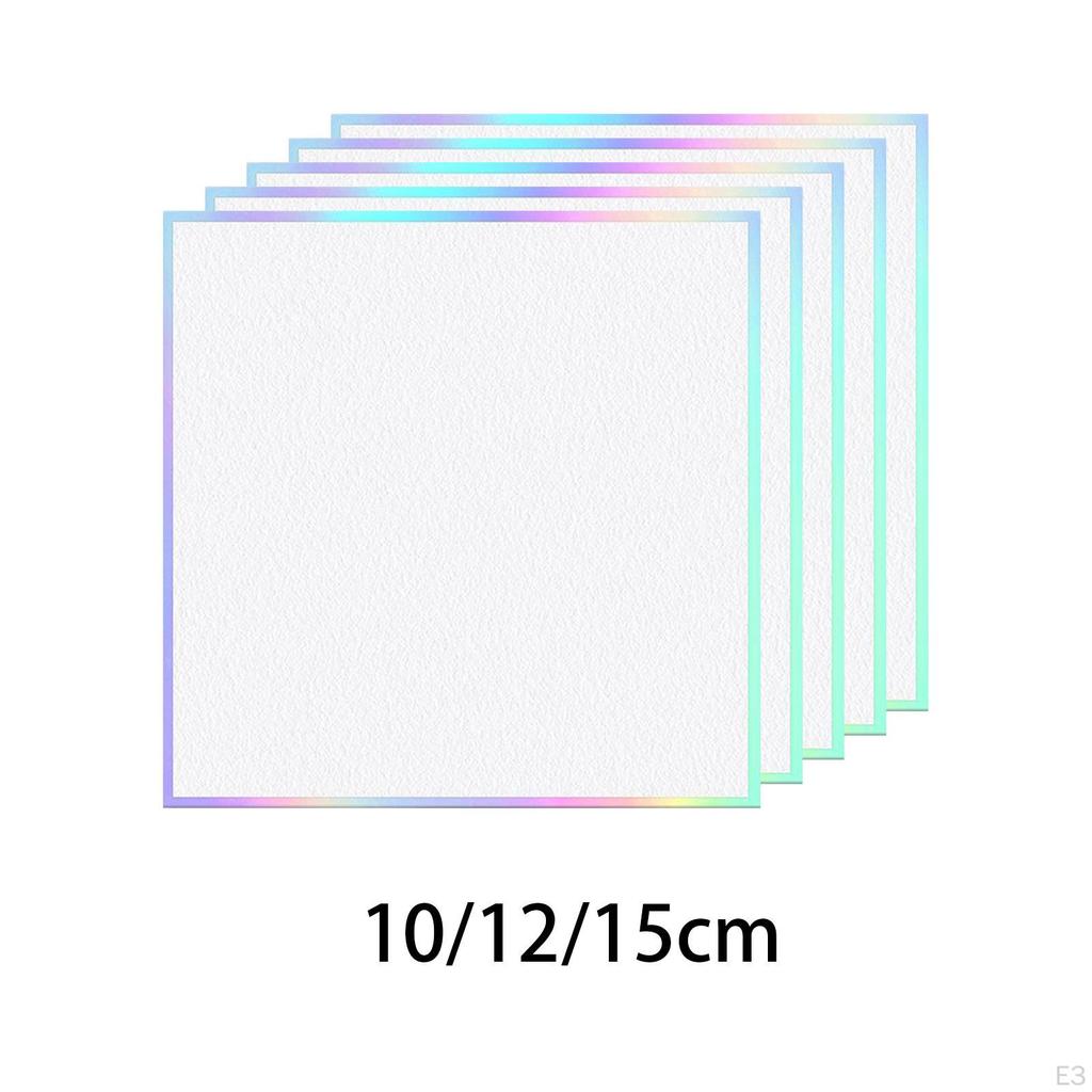 5 Pieces Japanese Shikishi Boards Square Washi Paper for Meet and Greets