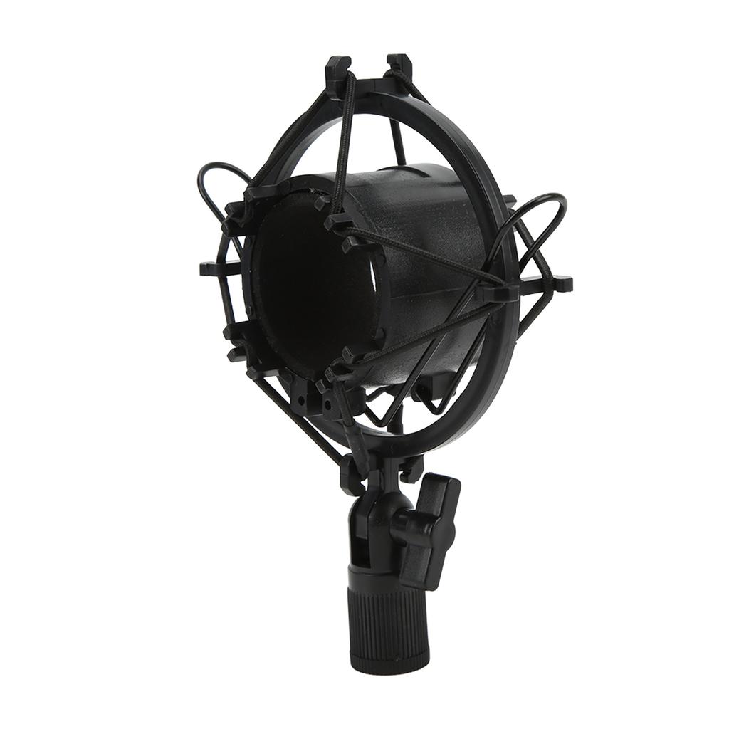 Microphone Shock Mount Holder Plastic Mic Anti Vibration Clip 47‑57mm for Live Streaming Recording Studio