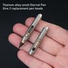 Graphite Alloy Eternal Pen Mini Titanium Alloy Non-sharpening Erasable Pencil Portable Key Pendant Pocket Pen Emergency Writing