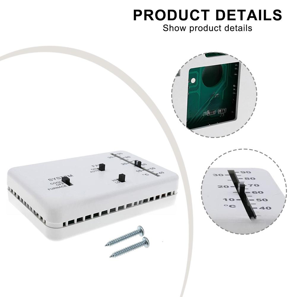 RV Thermostat Compatible For Dometic 3106995.032 12V, Adjustable Temperature Control For Cool Furnace Fan Modes