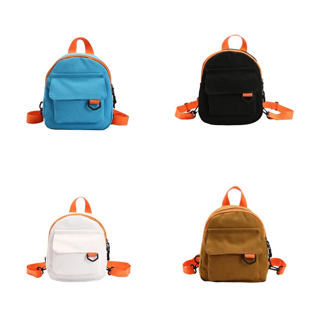 Canvas Mini Backpack For Women With Durable Sewn Stitching For Casual Daily Use