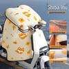 Shiba Inu Pattern Winter Electric Scooter Windproof Cape