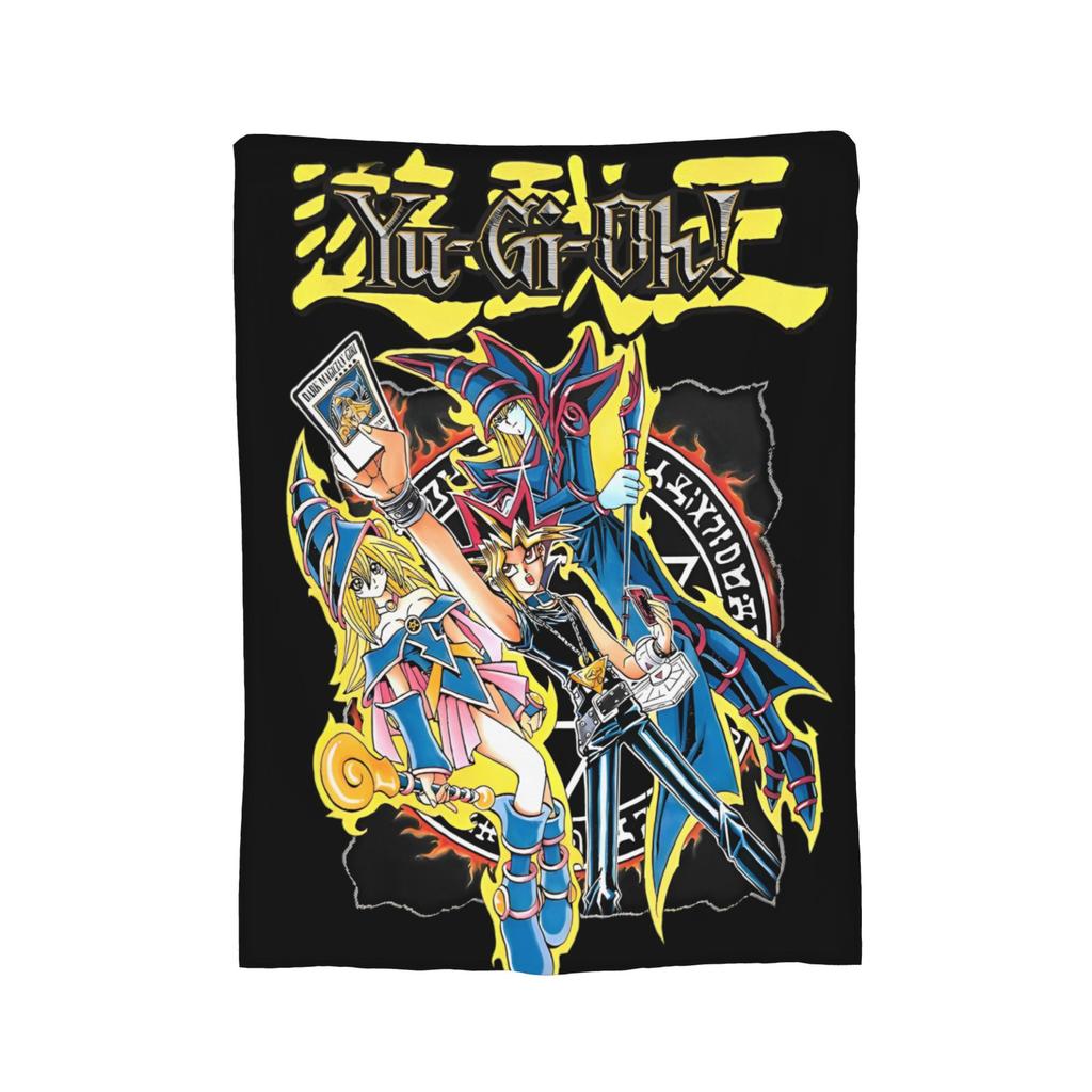 Yu-Gi-Oh!  Velvet Throw Blanket Japanese Anime Manga Aesthetic  Blanket for Bed Travel Soft Quilt,