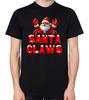 Santa Clause Claw Crab Christmas T-Shirt Mens Ladies Unisex Merry Xmas Top