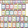 Alphabet Bulletin Board Set, 37 PCS ABC Wall Decorations 26 Upper/Lower Case Letters Plus 0-10 Numbers Small Posters for Preschool, Kindergarten