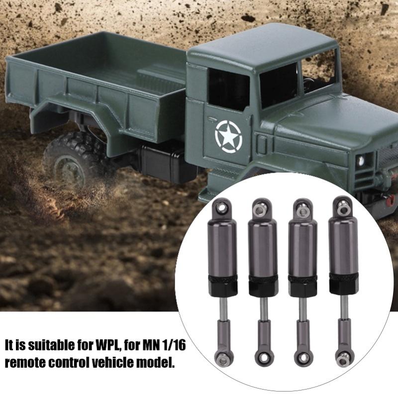 4pcs/set Metal Adjustable Shock Absorber for MN 1/16 Remote Control Car Model Upgrade