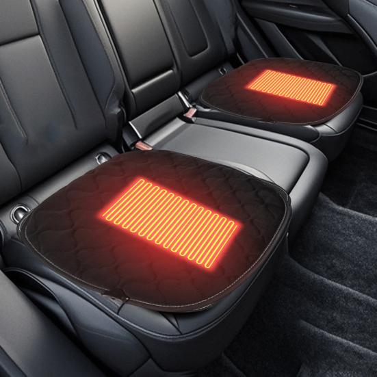 Almofada Universal para Assento de Carro Pelúcia Macia Fundo Antiderrapante Almofada de Assento para Carro SUV Caminhão Assentos Dianteiros Tiras Ajustáveis Capa para Assento de Carro