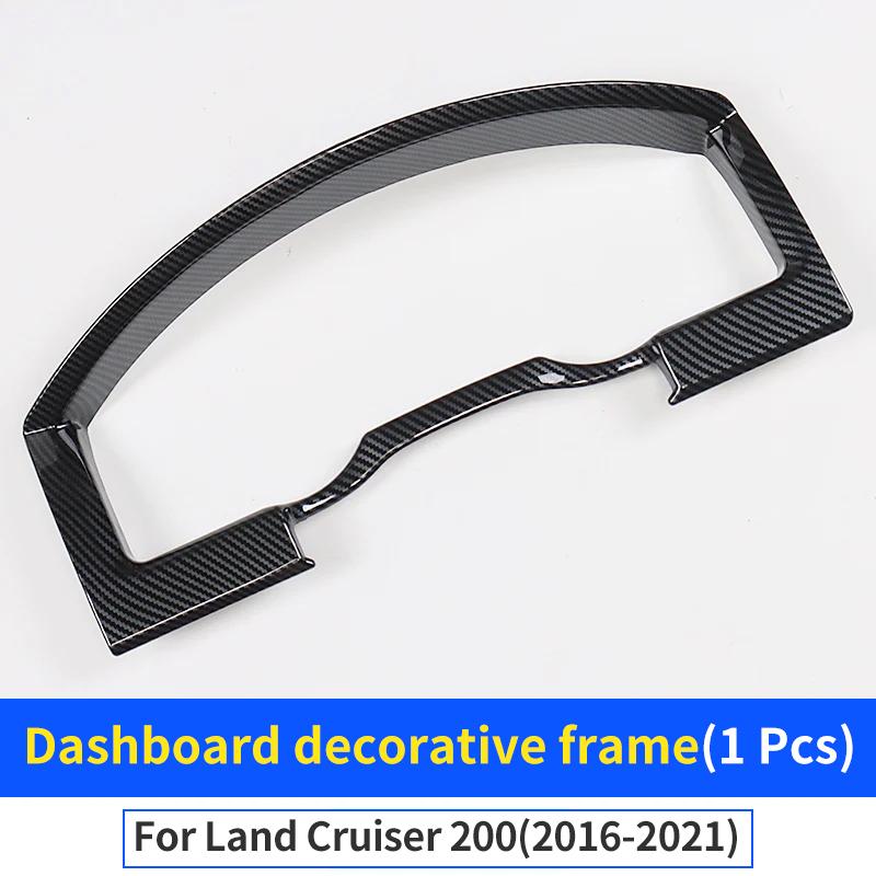 Per Land Cruiser 200 LC200 2008-2021 Accessori Design Interni Aggiornamento Pannello Maniglia Porta Auto Decorativo Texture Fibra di Carbonio
