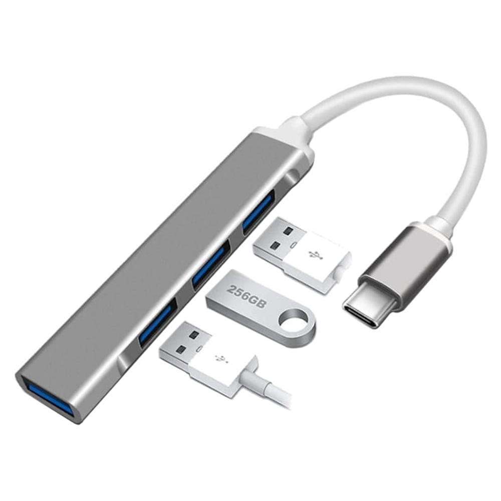 Hub przejściówka usb-c 3.1 do 3 x usb 2.0 1x usb 3.0 4 porty do laptopa