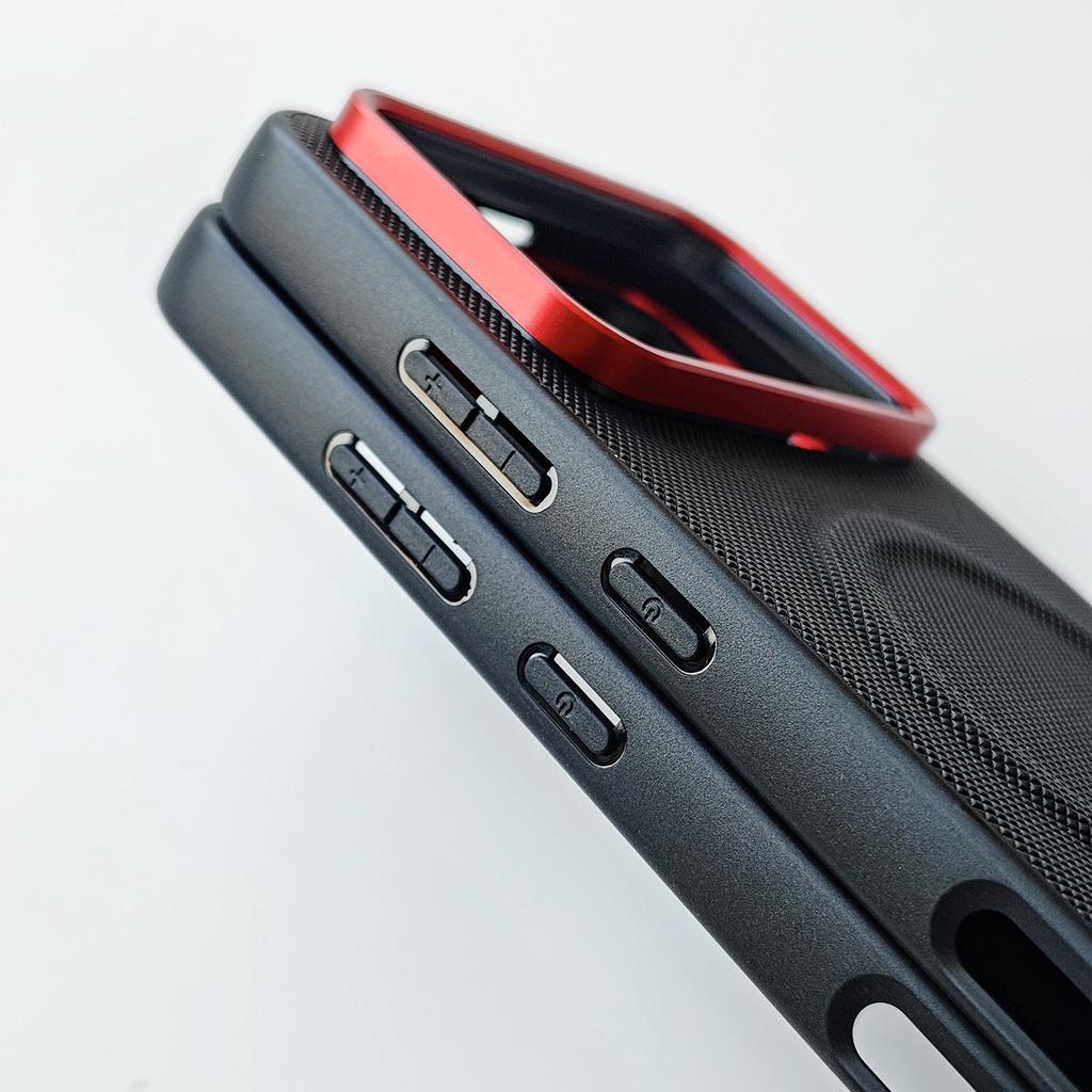 Funda a prueba de golpes mate magnética suave híbrida TPU+Cuero Vegano+Metal Trasero Anti-Huellas Dactilares para Honor Win y Honor Win RT