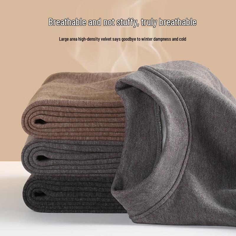 Milin Women's Semi-High Collar Fleece Thermal Set