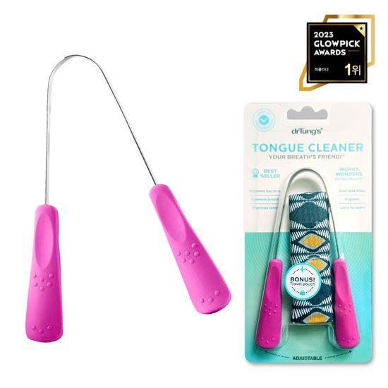 DR TUNG'S Non-Gagging Tongue Cleaner (with Pouch) (random Color)