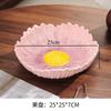 Flower Shaped Ceramic Fruit Plate Dessert Plate Salad Bowl Decorative Plates Candy Dish Snack Bowl Dim Sum Dish Storage Tray