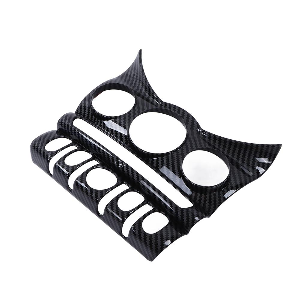 Car Air Conditioning CD Panel Cover Trims Frame 6.5in AC CD Panel Sticker Carbon Fiber For Mini Cooper F55 F56 F57 2014-2025
