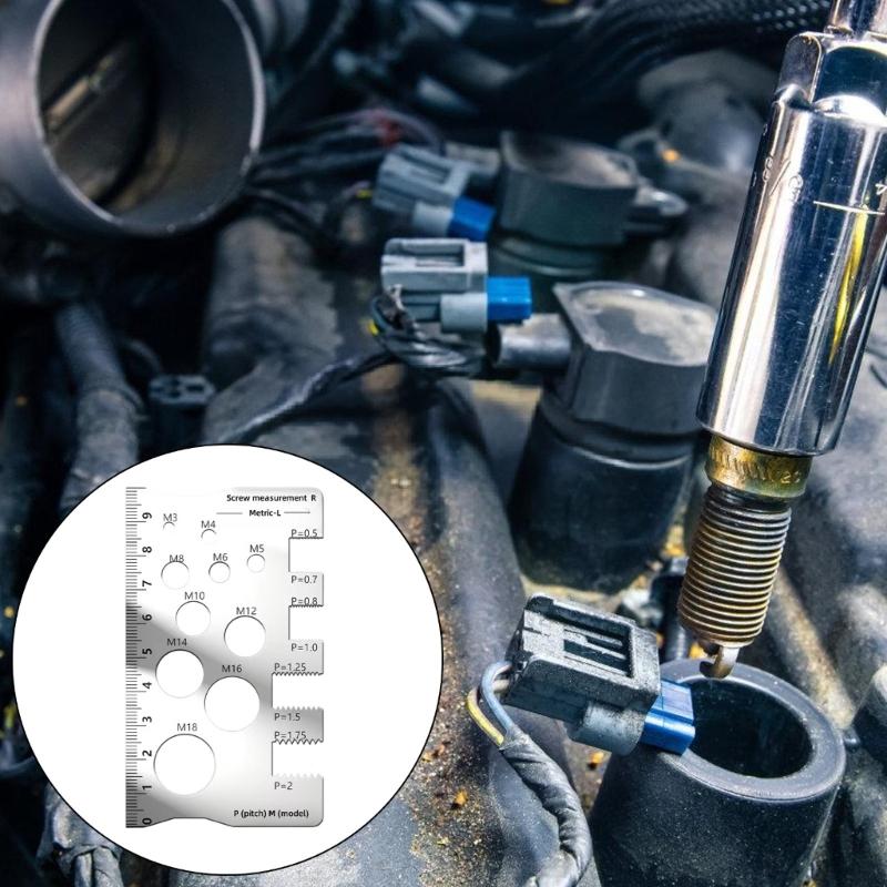 Professional Thread Gauge Thread Measuring Tool Bit Checker Featuring Clear Marking And MultiFunction Design Tool