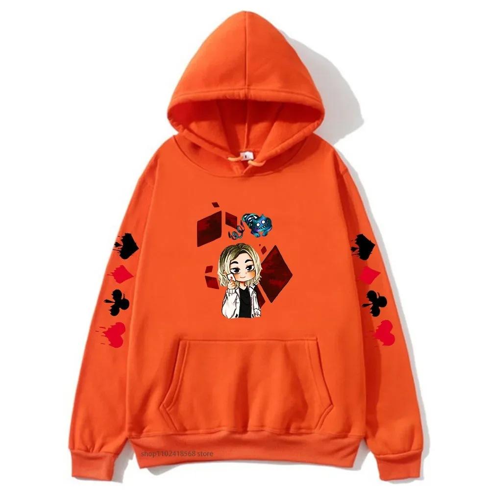 Cute Chishiya Hoodie Alice In Borderland Graphic Sweatshirts Autumn Winter Fleece Streetwear Tops