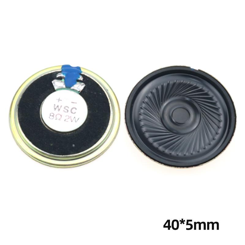 2PCS Ultra-Thin Mini Speaker 8 Ohms 2 Watt   8R 2W  Diameter20mm 40mm 50mm  66mm 77mm Loudspeaker  DIY Modification Loudspeakers