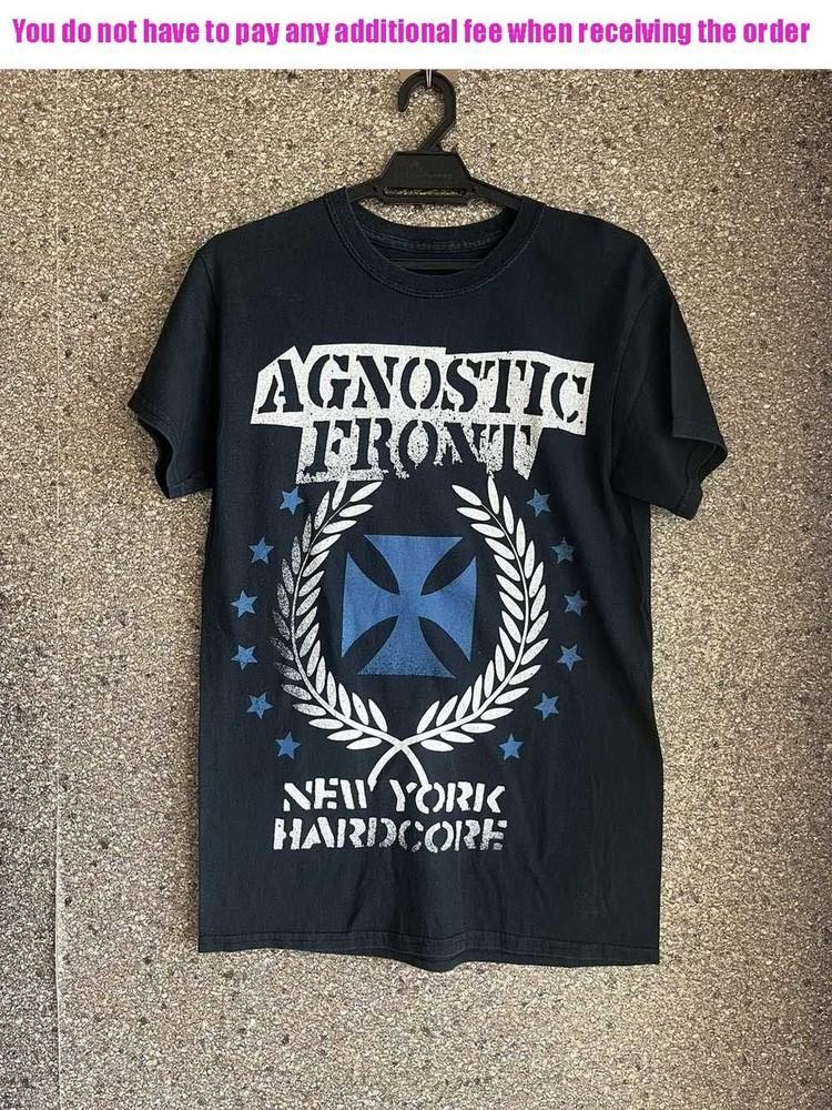 Agnostic Front Редкая футболка S-4XL для мужчин и женщин Для фаната HT001 Унисекс футболка XXXXL