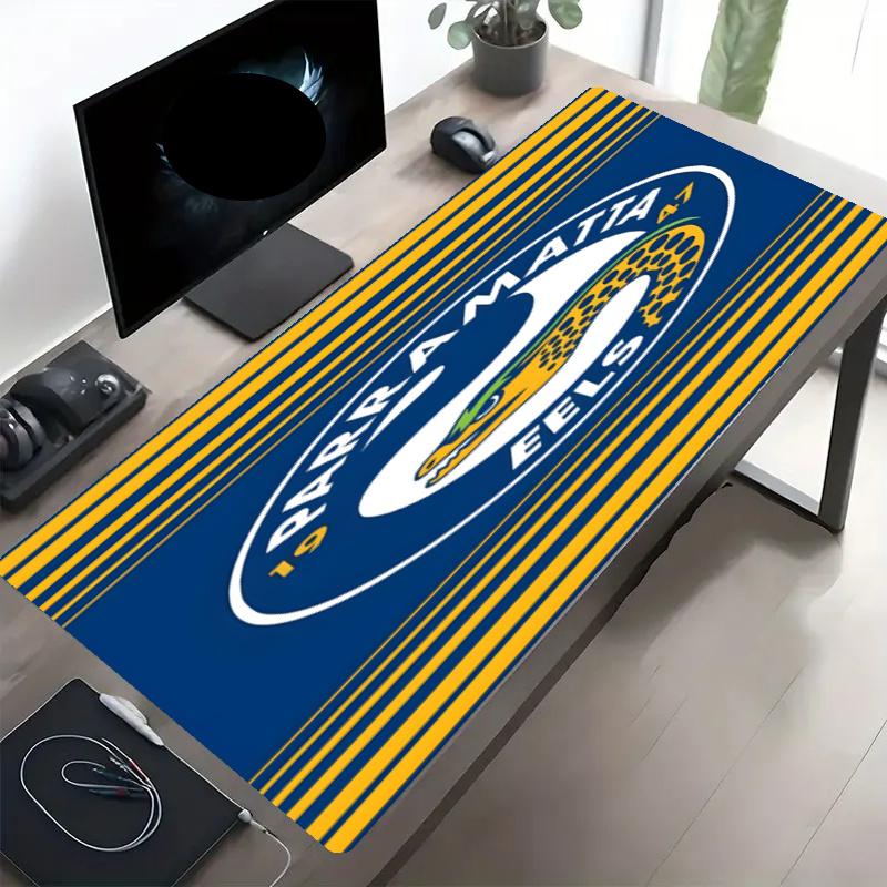 Parramatta Eels Print Mouse Pad, Anti‑Slip Desktop keyboard Mat, for PC Laptop Gaming Working Daily Use, Cool Festival Birthday Gift