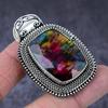 Natural Ammolite Gemstone Handmade 925 Sterling Silver Gift Pendant 2.17" M0H57