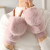 Warm Fingerless Mittens Fingerless Winter Gloves New Plush Gloves  Cold Weather
