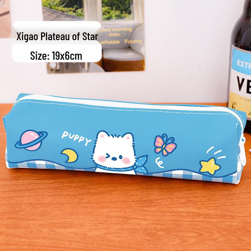 Hang Su West Highland White Terrier Cartoon Large Capacity Pencil Case - Ideal Stationery Gift.